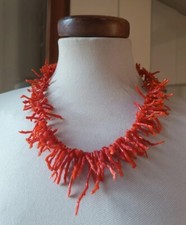 Real Red Coral Necklace -