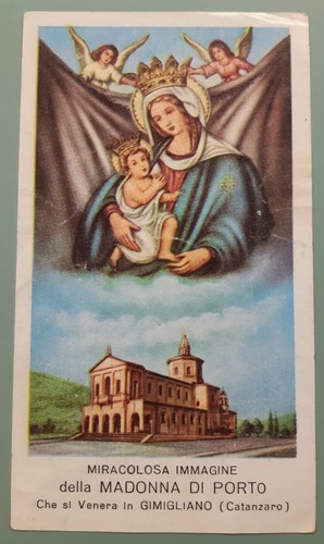 Santino madonna porto - santino, di