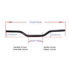 Black Aluminum  Straight Drag