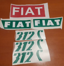 KIT ADESIVI DECALCOMANIE FIAT 312 C PER TRATTORI AGRICOLI CINGOLATI