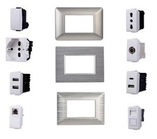 Frutti Compatibile Con Bticino Matix Prodotto Certificato Placche,Prese pulsanti