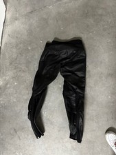 BMW pelle motociclista sibilante pantaloni di pelle - pantaloni di pelle da moto - pantaloni da moto - pantaloni stivali 48