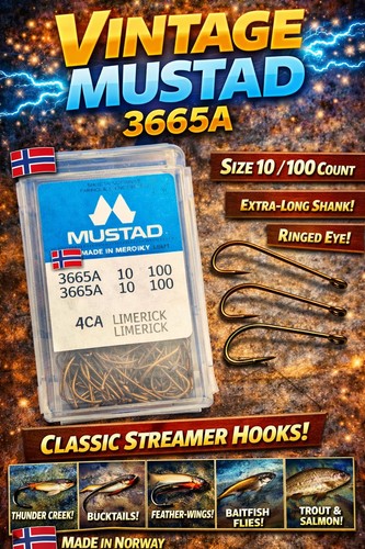 Ganci streamer vintage mustad - ganci,
