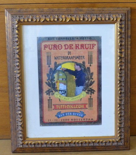 Vecchio quadro con stampa - quadro,
