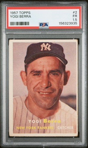 Yogi berra 1957 topps - berra,