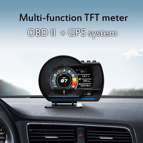 Obd2 gps head display - head, up