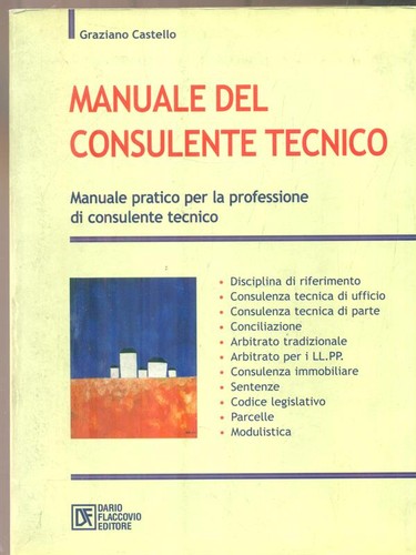 Manuale del consulente tecnico - del,
