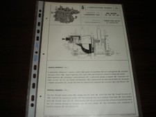 FERRARI DINO 308 GT4 SCHEDA CARBURATORI WEBER TIPO  40 DCNF  ,OTTIME CONDIZIONI