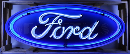 Insegna neon ovale ford - neon,