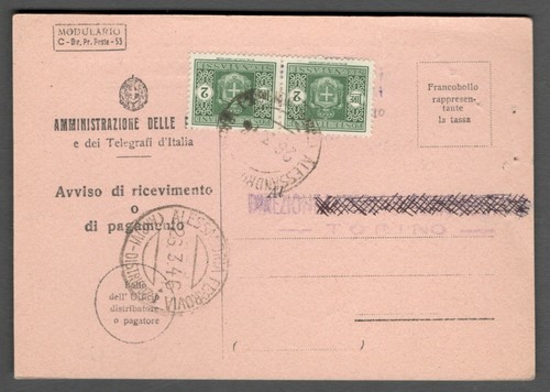 Storia postale italia 1946 - storia,