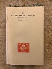 PASCOLI Riccardo Ricciardi Editore 1980 La Letteratura Italiana 61 Tomo 1