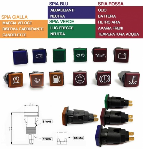 Spia universale luce luminosa - spia,