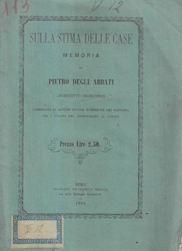 Sulla stima delle case - .,