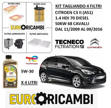 TAGLIANDO 4 FILTRI OLIO