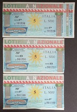 BIGLIETTO LOTTERIA NAZIONALE