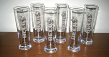 SET da 6 BICCHIERI pubblicitari in vetro BIRRA BECK'S da 0,2 l. - da collezione