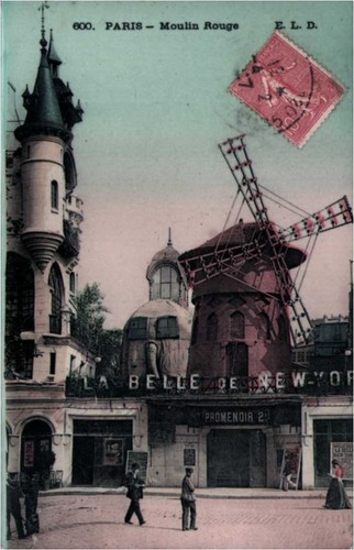Cpa paris moulin rouge - cpa,
