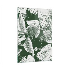 Quadro su Vetro 50x70cm Fiori