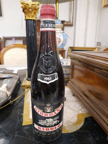 Vino barolo giordano 1961 - vino,