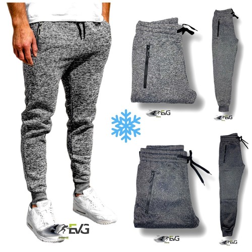 Pantalone felpato zip uomo - pantalone,