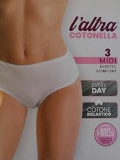 3 pz COTONELLA MIDI slip