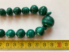 collana in vera malachite
