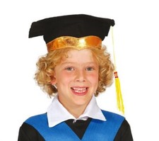 Cappello da laureato diplomato tocco bambino