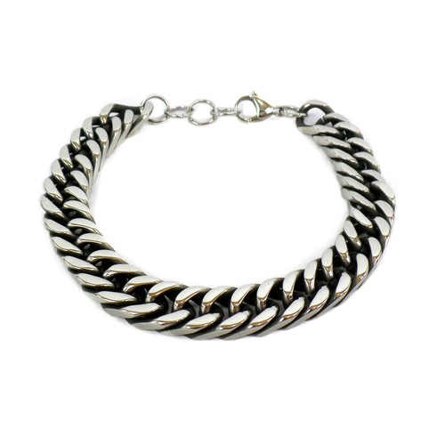 Bracciale catena moto uomo - bracciale, da