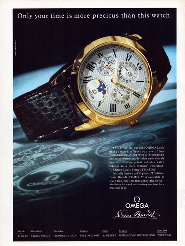 Pubblicità omega louis brandt - omega,