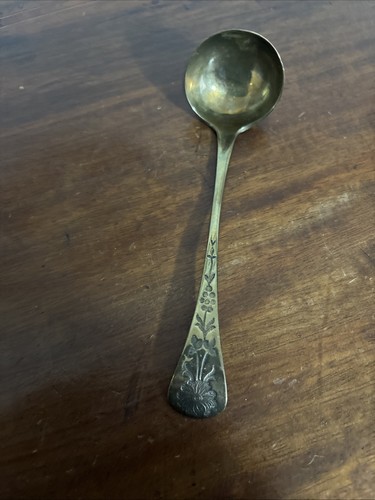 Antico mestolo ottone - mestolo, in