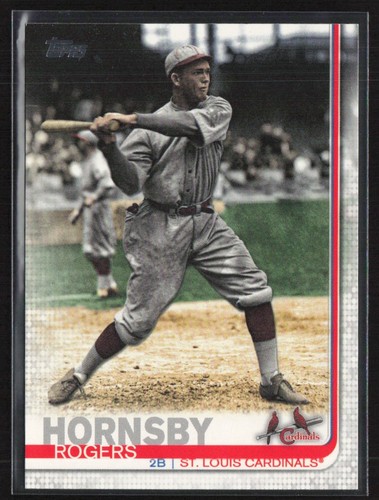 Rogers hornsby 2019 - rogers, topps