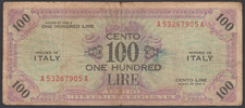 Italy  100  Lire  1943  VG-F