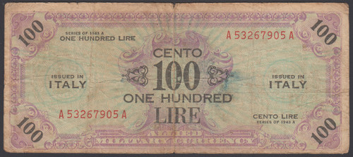 Italy 100 lire 1943 - ,