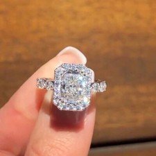 2.50CTW Radiant Cut Moissanite