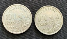 (2) VECCHIE MONETE '100