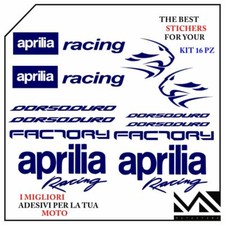 KIT ADESIVI stickers decal APRILIA DORSODURO 750 900 1200 MOTARD COLORE BLU 