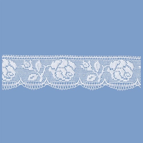 Merletto cotone bianco - merletto, 37