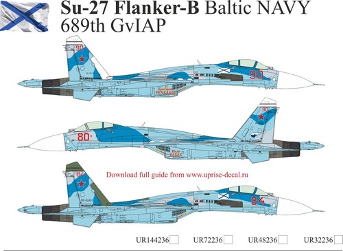 Decal sukhoi su - sukhoi, su-27