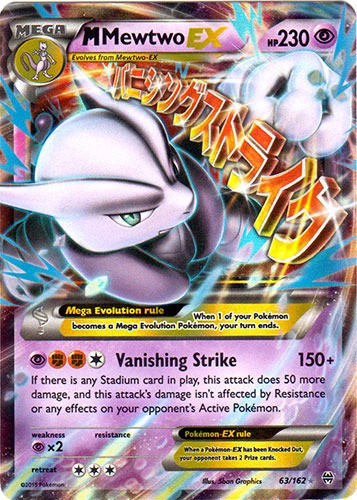 Mega mewtwo 162 - -, 63/162