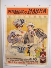 AFFICHE  POSTER   MARRA APERITIF ISLE SUR SORGUE