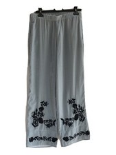 Zara Blue Velour Pants Miaura