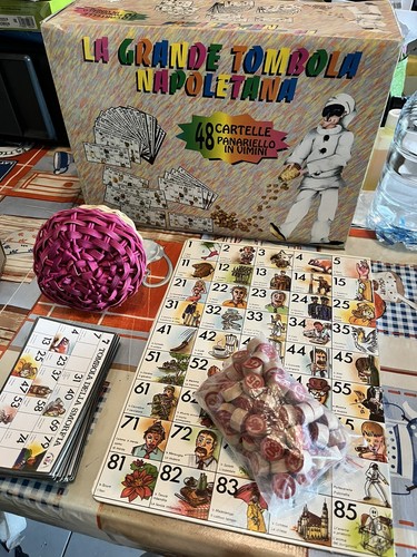 Natale tombola napoletana - tombola,