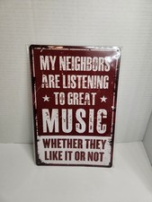 Insegne in metallo latta