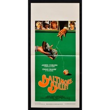 locandina BALTIMORE BULLET james coburn biliardo carambola B103