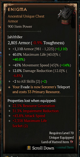 Diablo enigma warlock unici - diablo,