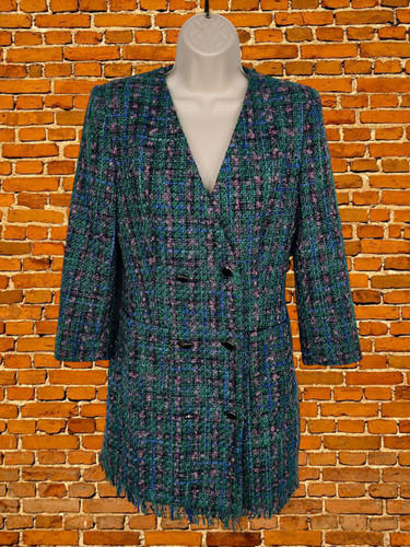 Zara verde boucle giacca - boucle,