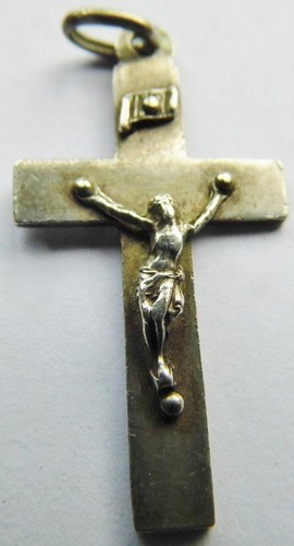 Antico crocifisso argento - antico,