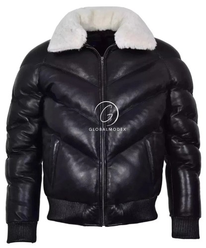 Giubbotto uomo nero puffer