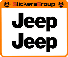 COPPIA SCRITTA JEEP PER AUTO