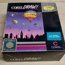 Corel Draw 1.11 con BOX